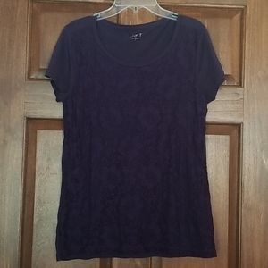 Loft lace front tee